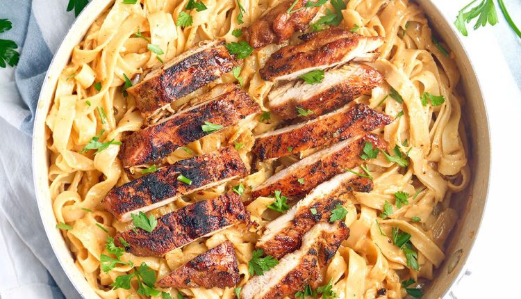 Blackened Chicken Alfredo Recipe